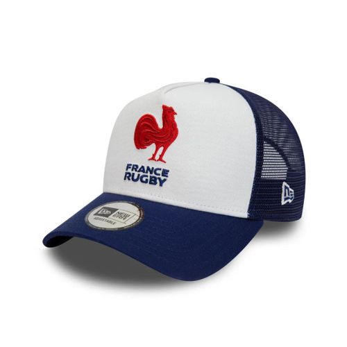 Casquette A-Frame Trucker 9forty Fédération Française De Rugby Blanc