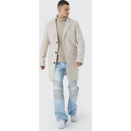 Manteau long homme discount beige