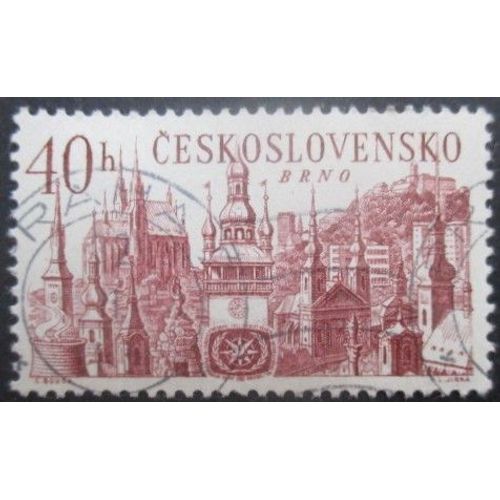 Tchecoslovaquie N°1540 Brno Oblitéré