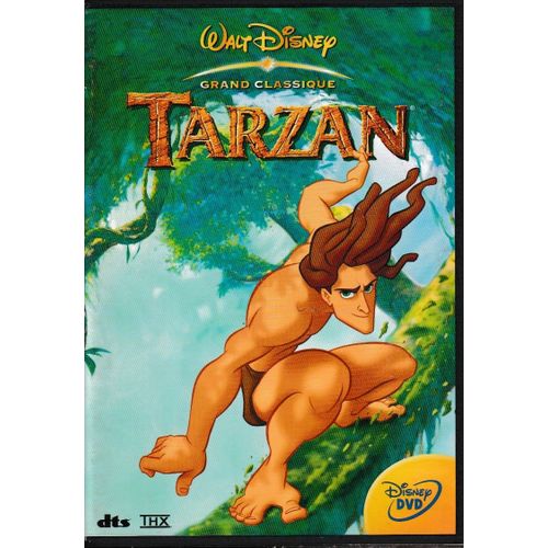 Tarzan. 1 Dvd Walt Disney Grand Classique. Style: Children (P) 2005 ®Buena Vista Home © ®Disney ®Edgar Rice Burroughs Film Usa By ®Walt Disney Home. Tous Publics. Langue: Français. Durée: 1h24. Zone 2