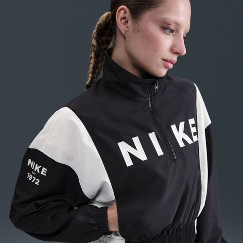 Veste Tissée Légère À 1/4 De Zip Nike Sportswear Pour Femme - Noir
