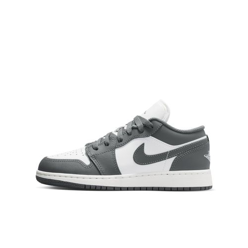 Chaussure Air Jordan 1 Low Pour Ado Gris