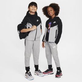 Ensemble Deux Pièces Avec Sweat À Capuche Nike Sportswear Tech Fleece Full-Zip Set Pour Enfant - Gris