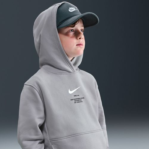 Sweat À Capuche Nike Sportswear Club Fleece Pour Garçon Plus Âgé - Gris
