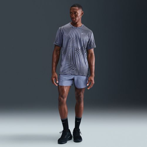 Short De Running Avec Sous-Short Intégré Dri-Fit Nike Stride 13 Cm Pour Homme - Bleu