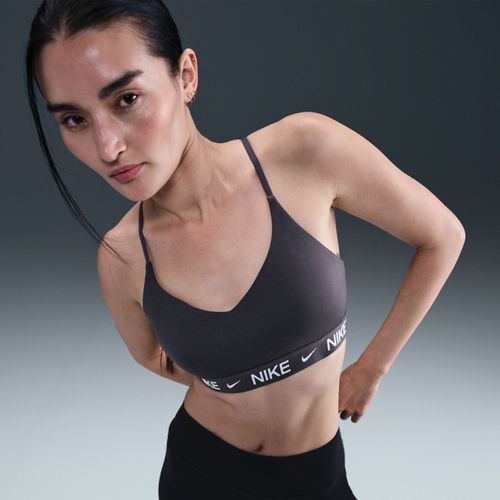 Brassière De Sport Réglable Rembourrée À Maintien Léger Nike Indy Pour Femme - Gris