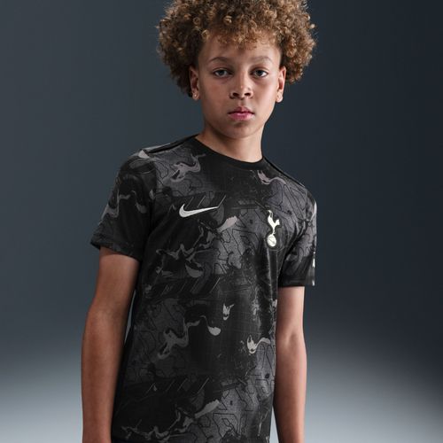 Haut De Foot D'avant-Match À Manches Courtes Nike Dri-Fit Tottenham Hotspur Academy Pro Extérieur Pour Ado - Noir
