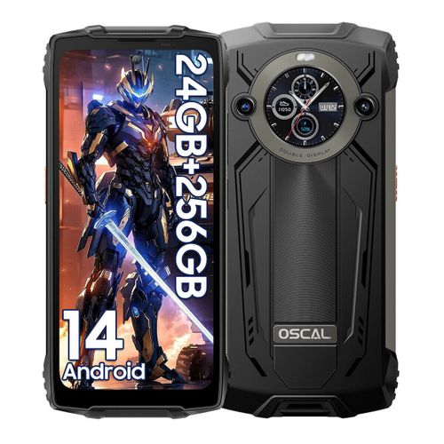 Smartphone robuste Blackview OSCAL PILOT 2 4G 24 Go + 256 Go Android 14 8800 mAh Default