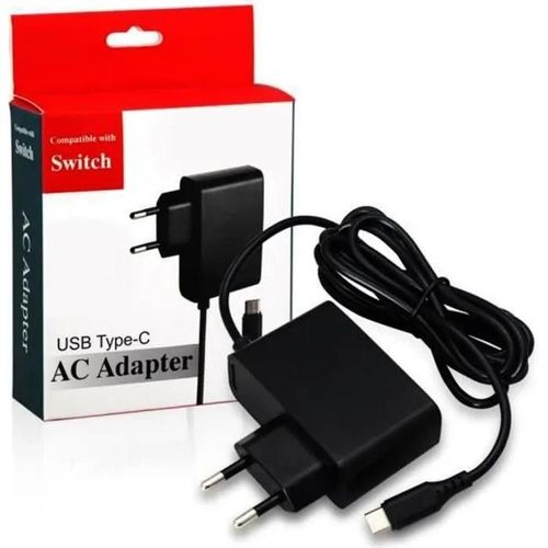 Chargeur - Yuan Yuan - Adaptateur Secteur - Charge Rapide - Câble 1.5m - Compatible Switch Lite