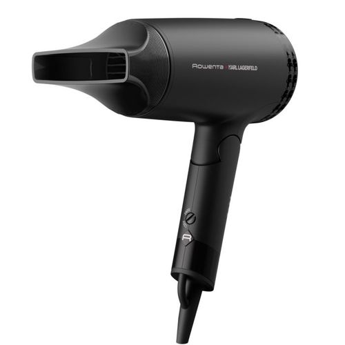 Rowenta X Karl Lagerfeld Cv184lf0 Express Style Sèche-Cheveux, Format Voyage, Pl