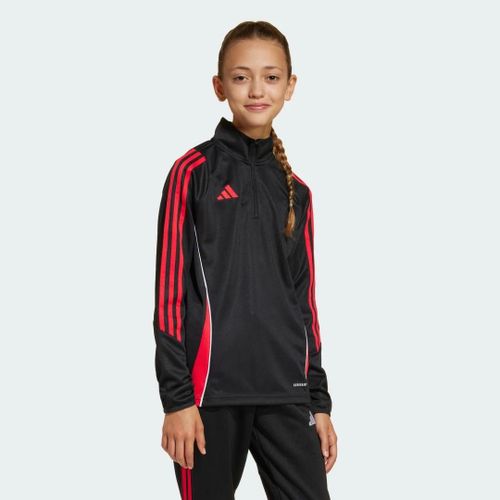 Haut D'Entraînement Tiro 24 Enfants Adidas - Black / Pure Ruby - 9-10a