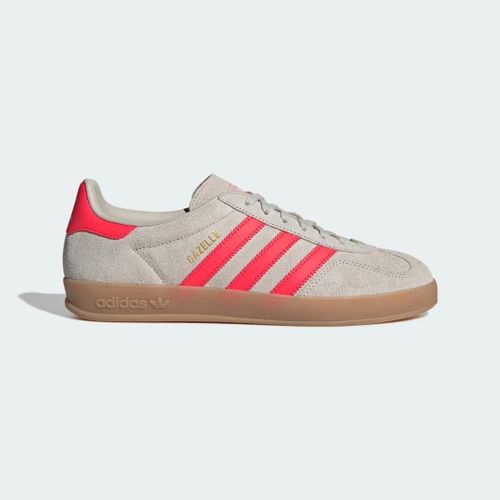 Chaussures Adidas Gazelle Indoor Adidas Beige Lucid Red Cloud White