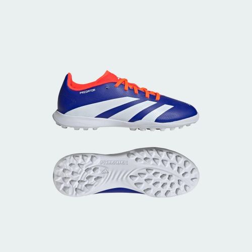 Chaussure Predator League Turf Enfants Adidas - Lucid Blue / Cloud White / Solar Red - 38