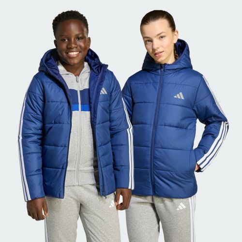 Veste Matelassée 3 Bandes Essentials Enfants Adidas - Dark Blue / White - 15-16a
