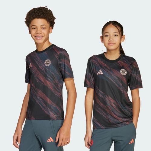 Maillot D'Échauffement Fc Bayern 25/26 Enfants Adidas - Black - 9-10a