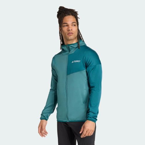 Veste À Capuche Molleton Léger Terrex Xperior Climawarm Adidas - Preloved Teal / Mystery Green - M