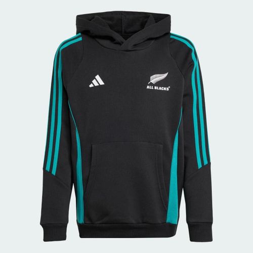 Sweat À Capuche All Blacks Enfants Adidas - All Black / Pure Teal - 13-14a