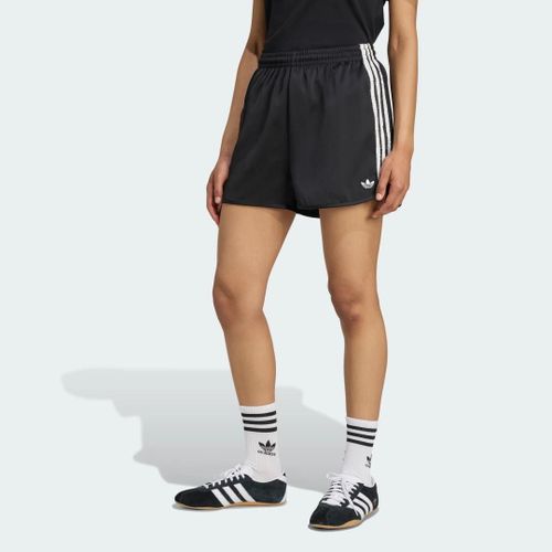 Short En Satin À Volants À 3bandes Adidas Originals Adidas - Black - L