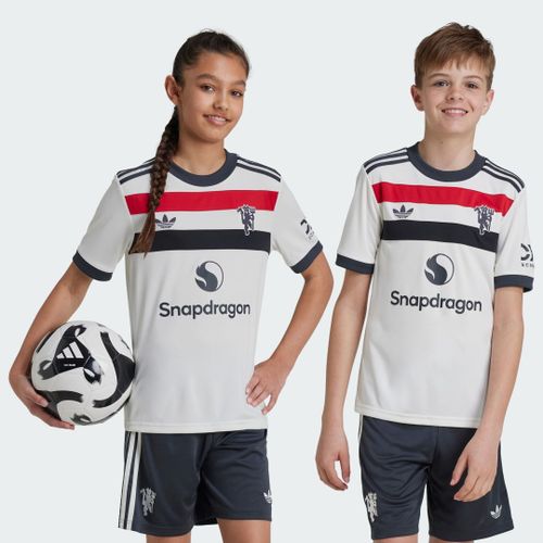 Maillot Third Manchester United 24/25 Enfants Adidas - Off White - 9-10a