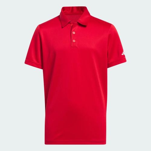 Polo Manches Courtes Performance Enfants Adidas - Collegiate Red - 15-16a
