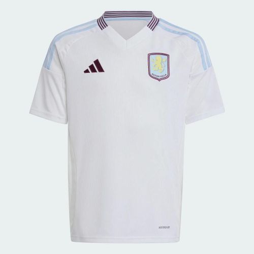 Maillot Extérieur Aston Villa Fc 24/25 Enfants Adidas - White / Glow Blue - 9-10a