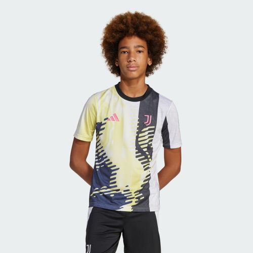 Maillot D'Échauffement Juventus 24/25 Enfants Adidas - Pure Sulfur / Black / Legend Ink - 9-10a