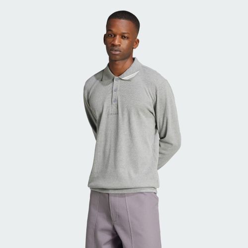 Polo Manches Longues Adidas - Core Heather - Xs