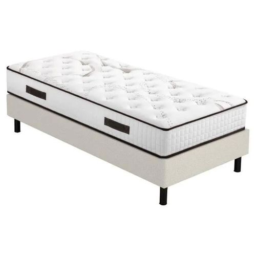 Matelas Myriade + sommier Newkit - 90x190 - Mousse - Hauteur 23 cm - Soutien medium