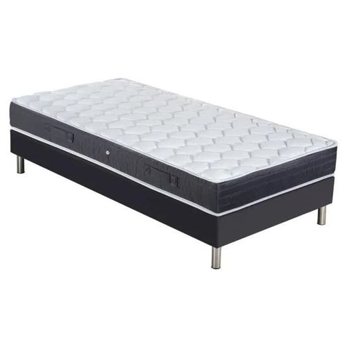 Matelas Maryland + sommier SR15 - 90x190 - Ressorts - Hauteur 25 cm - Soutien ferme