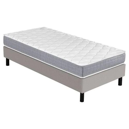 Matelas Ryad + sommier Newkit - 90x190 - Ressorts - Hauteur 21 cm - Très ferme