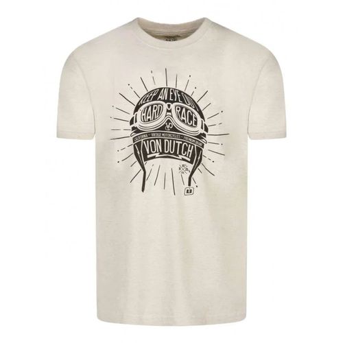 Von Dutch - T-Shirt Col Rond - Beige