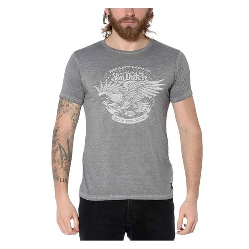 Von Dutch - T-Shirt Col Rond - Gris
