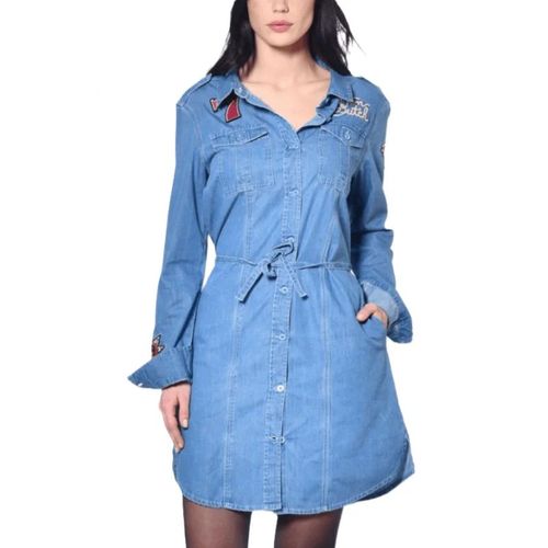 Von Dutch - Robe Chemise En Jean - Bleu Jean