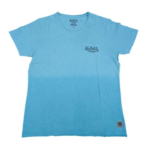 Von Dutch - T-Shirt Col V - Bleu