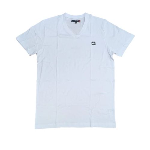 Quiksilver - Lot De 2 T-Shirt Col V - Blanc