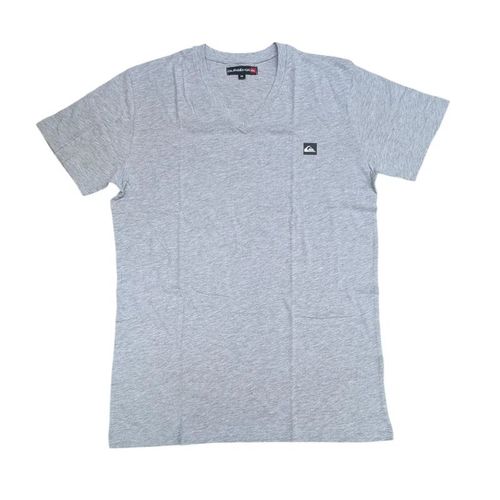 Quiksilver - Lot De 2 T-Shirt Col V - Gris
