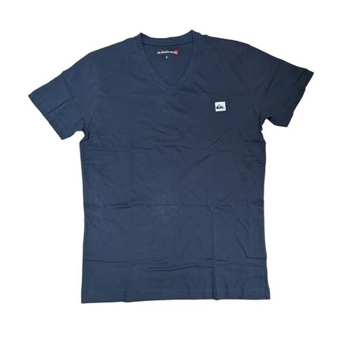 Quiksilver - Lot De 2 T-Shirt Col V - Marine