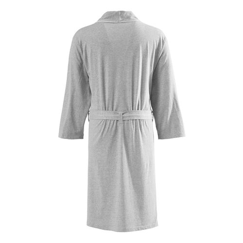 Robe De Chambre Chambray Homme Gris Perle L