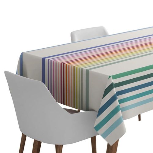 Nappe Enduite En Coton Multicolore 180x300