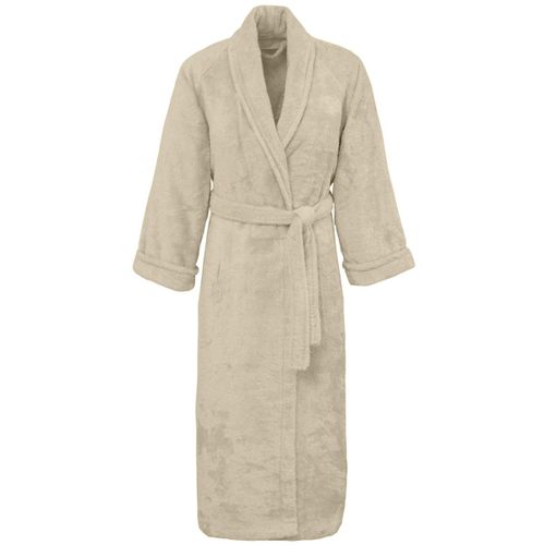 Peignoir Col Chale Coton/Modal Sable L