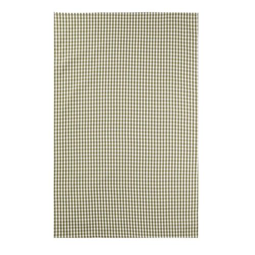 Torchon Imprimé En Coton Vert 50x75cm