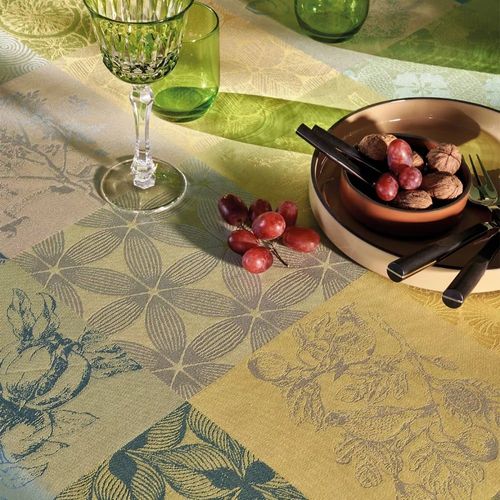 Nappe Ronde Enduit Imperméable Pur Coton Diam. 175cm