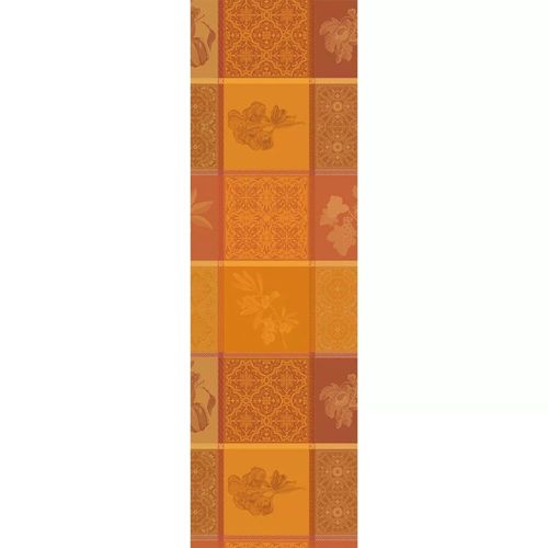 Chemin De Table Pur Coton Jaune 55x180 Cm