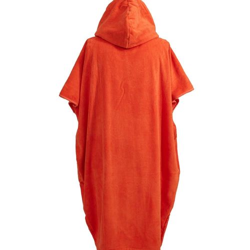 Poncho De Plage Adulte En Coton Velours Corail S/M