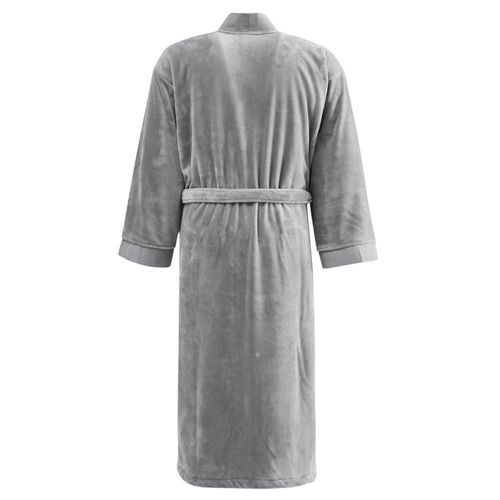 Peignoir Kimono Mixte Polaire Gris Perle L