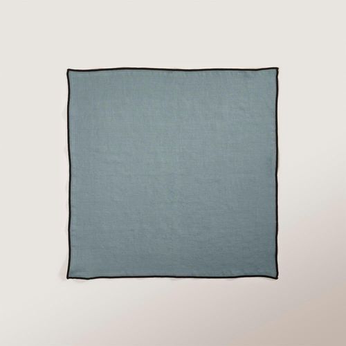 Serviette De Table En Lin Vert 45x45 Cm