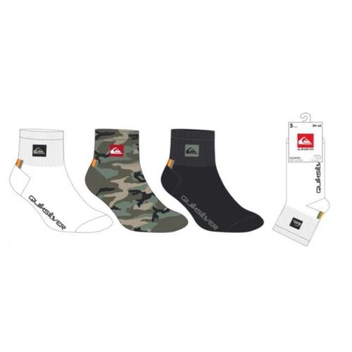 Quiksilver - Lot De 3 Paires De Chaussette - Tricolore