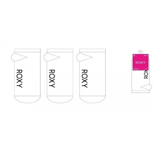 Roxy - Lot De 3 Paires De Chaussette - Blanche