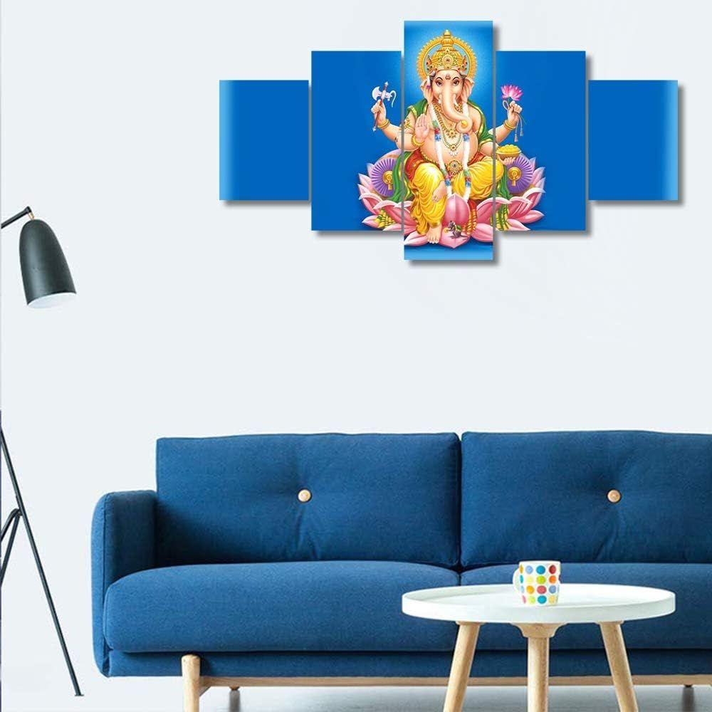 Affiche imprime sur toile du Seigneur Ganesha, lphant hin... - 2