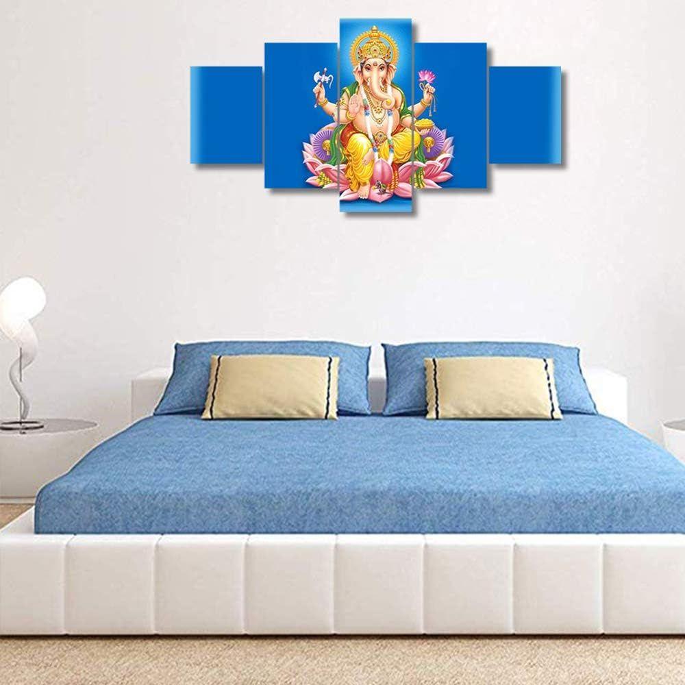 Affiche imprime sur toile du Seigneur Ganesha, lphant hin... - 3